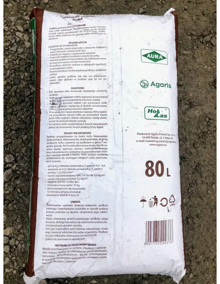Podłoże do wysiewu 80l